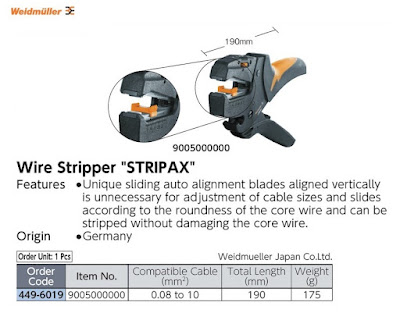 Wire Stripper Stripax WEIDMULLER