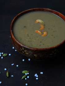 Sago & Moongdal Kheer with Palm Jaggery