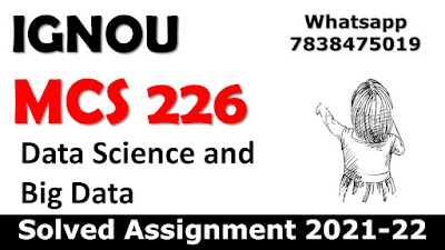 MCS 226 Solved Assignment 2021-22