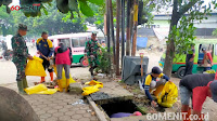 Perawatan Kolam Retensi Gedebage, Satgas Sektor 22 Sub 11 Kolaborasi dengan Dinas dan Kewilayahan