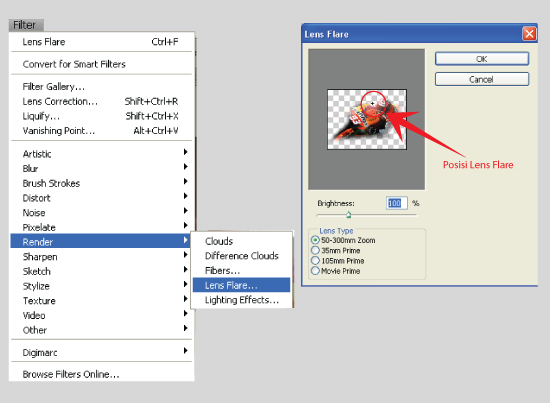 Efek Speed Lighting di Photoshop