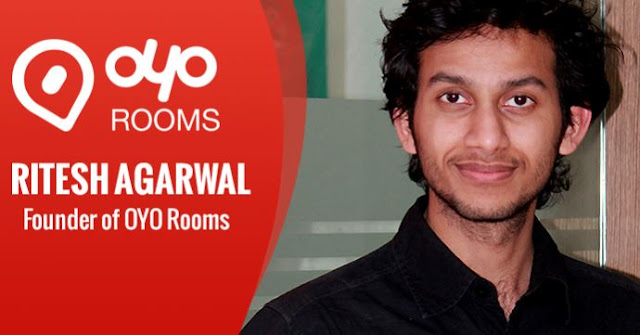 OYO Rooms founder- Ritesh Aggarwal