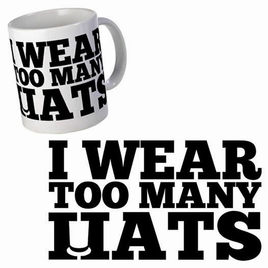 I Wear Too Many Hats Mug 