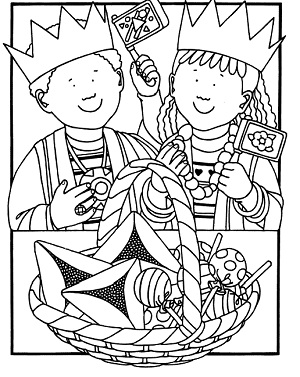 Purim Coloring Pages 3