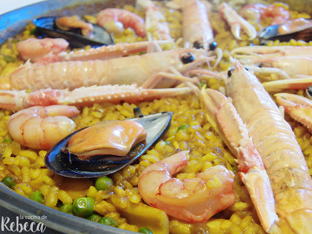 Paella de marisco