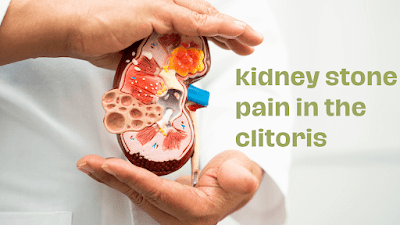 kidney stone pain in the clitoris