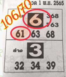 3up Sure VIP Paper 16-11-2022 thai Lottery -3up VIP Paper Thailand Lottery 16-11-2022.