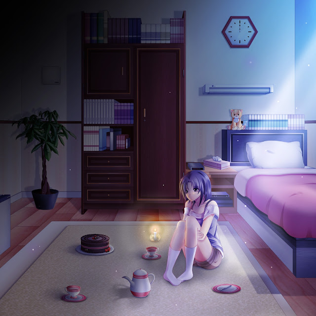 Anime Girl Alone Wallpaper
