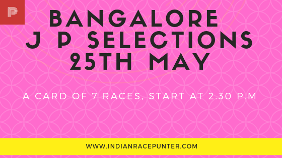 Bangalore Jackpot Selections 25th May