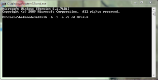 FILE HIDDEN CMD