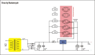 Power Supply Circuit 11.8V(12 V) by Bustammsyah