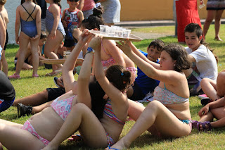 Fiesta de agua en Llano