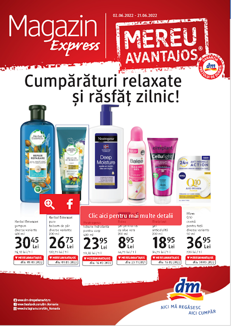 dm catalog- brosura- magazine 02-26.06 2022 → ”Cumpărături relaxate  și răsfăț zilnic!“