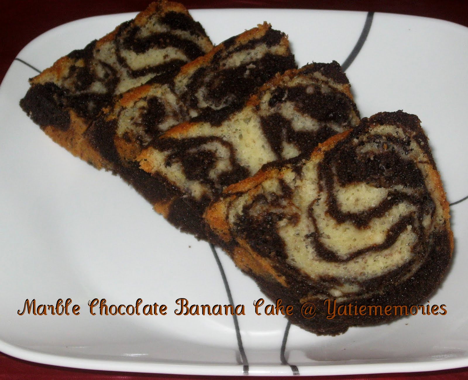 Sinar Kehidupanku**~::: Marble Chocolate Banana Cake