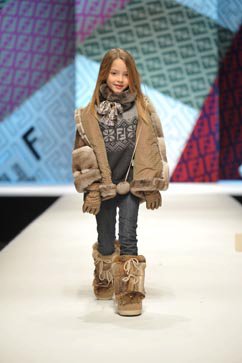 Fendi kidswear Herbst Winter 2011/2012