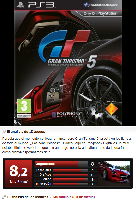 Gran Turismo 5 [Multi][PS3][3.55]