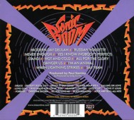 Album Cover (back): Sonic Boom / KISS