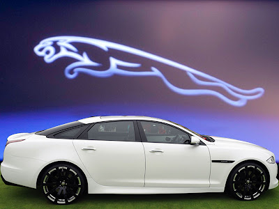 Jaguar on Jaguar Xj Luxury Sports Saloon Platinum Concept Car Celebrates Jaguar