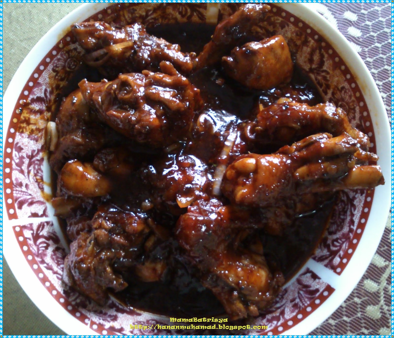 MaMaBATRiSYa: AYAM MASAK KICAP PEDAS