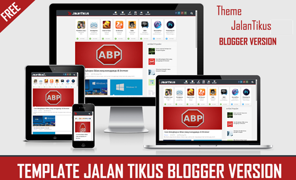 Giao diện Blogger JalanTikus cực đẹp
