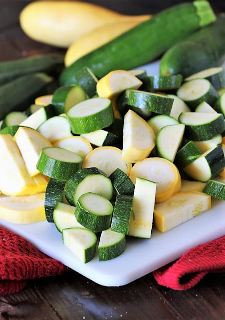 Chopped Zucchini & Summer Squash Image