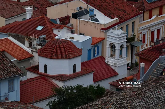 Πανηγυρίζει ο ιστορικός Ναός του Αγίου Σπυρίδωνα στο Ναύπλιο (βίντεο)