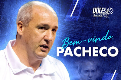 Marcos Pacheco novo técnico do Vôlei Renata