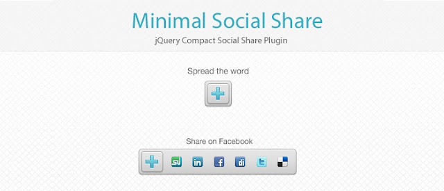 jsShare - Social media share and bookmark plugin