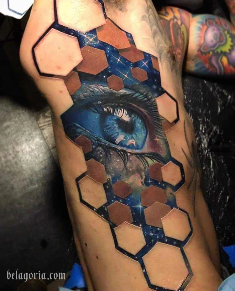 imagen de un tatuaje artistico espectacular