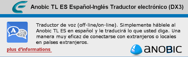 Anobic TL ES Español<->Inglés Traductor electrónico (DX3).