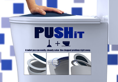 PUSHit Toilet Seat Design