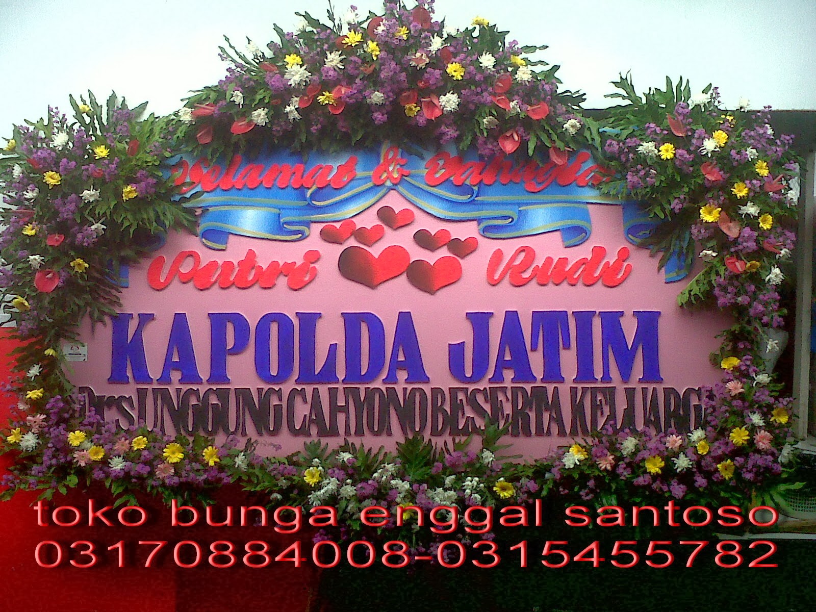 Toko Bunga Surabaya Murah : bunga papan ucapan pernikahan