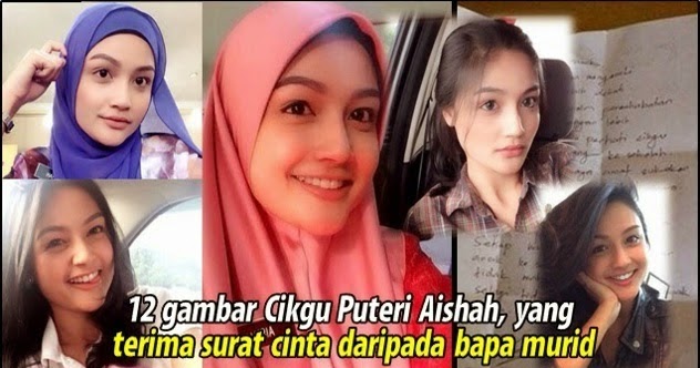 12 Gambar Cikgu Cantik, Yang Dapat Surat Cinta Dari Bapa 