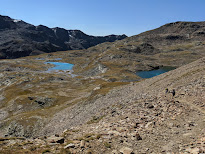 A view of the "i bei laghetti" on trail 541.