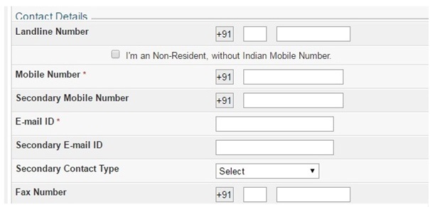 step 5 contact details 