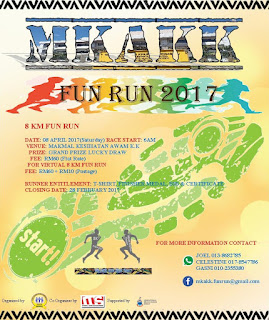 MKAKK Fun Run 2017 Menjadi Tumpuan Utama 