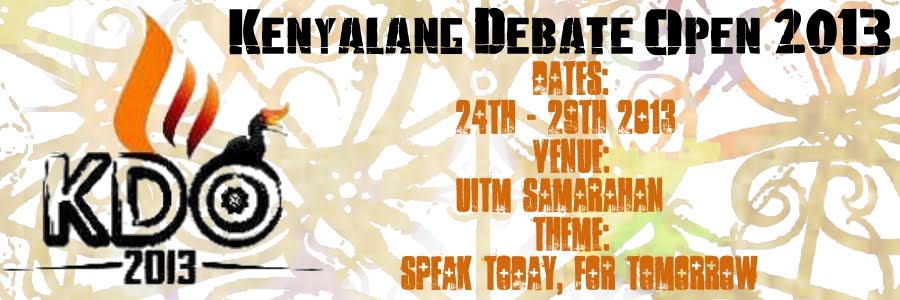 Kenyalang Debate Open