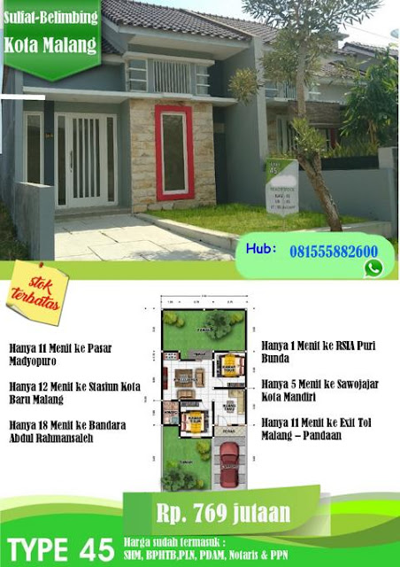 Rumah murah di kota malang