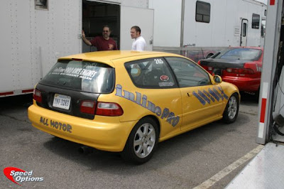 Custom Honda Civic Yellow