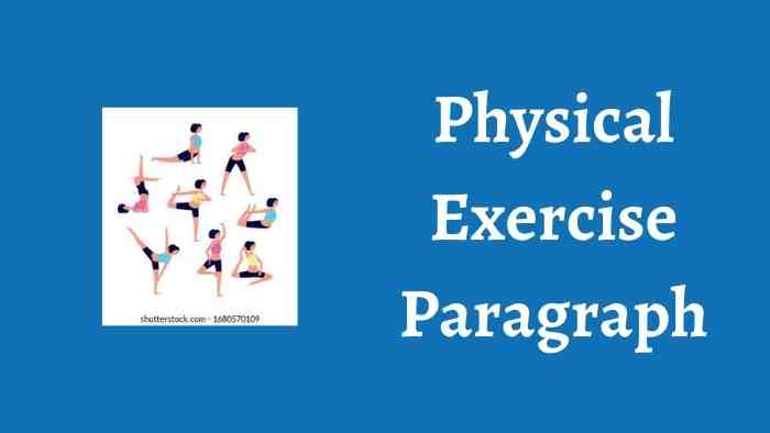 Physical Exercise Paragraph