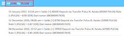 deposit diproses otomatis