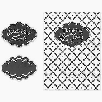 Spellbinders Interchangeable Embossing Folder XOXO SBIF-007