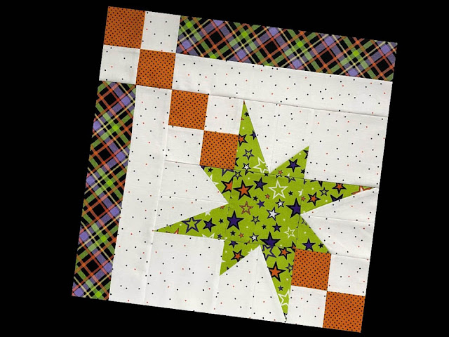 Halloween Stars Sew-Along by Thistle Thicket Studio. www.thistlethicketstudio.com