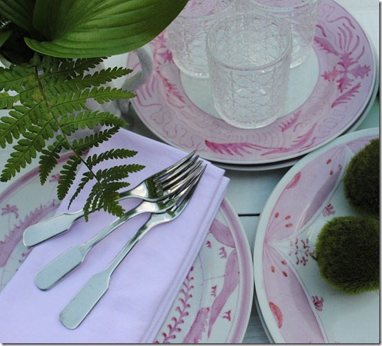 Lunch in the garden.