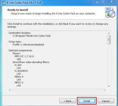 Install codec