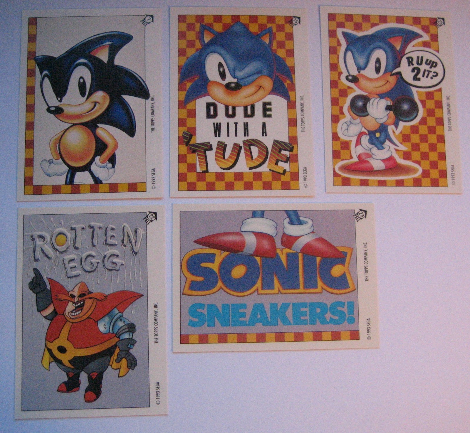 Sega Memories: Sonic Topps Trading Cards: The Best and the Weirdest