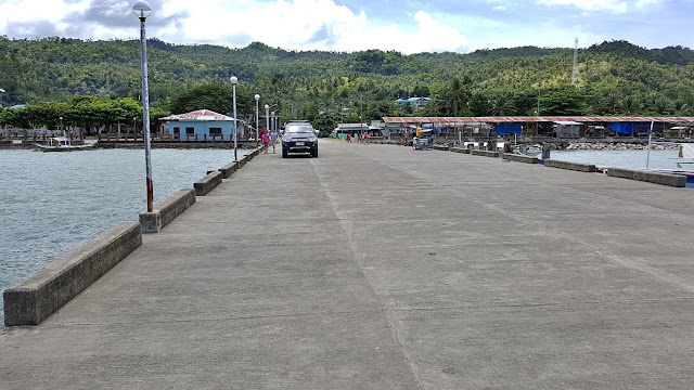 view of the town from Calubian Port, Seaside Boulevard, Calubian, Leyte