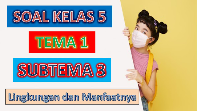 Soal Kelas 5 Tema 1 Subtema 3 Lingkungan dan Manfaatnya