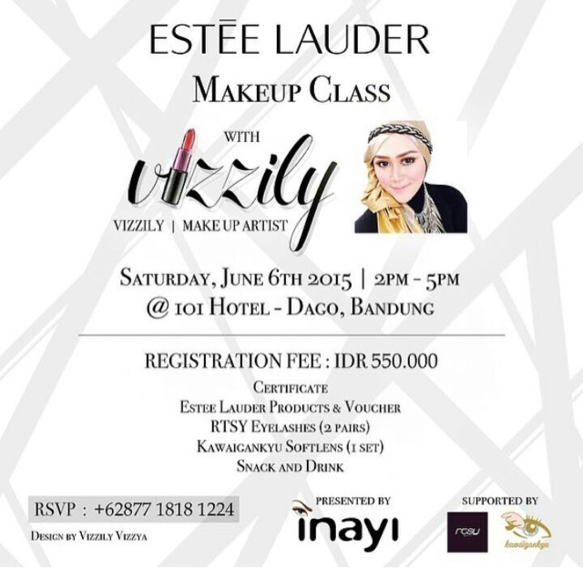  Estée Lauder Makeup Class With Vizzily