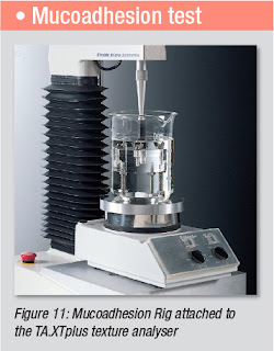 Mucoadhesion test